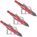 Allen 14696 Photon Broadhead Stainless Steel Blades Red 3 Pack