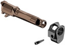 Radian Weapons R0841 Ramjet & Afterburner Combo 9mm Luger Fits Sig Sauer P365, 3.70 Bronze Stainless Steel, Handgun Barrel