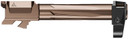 Radian Weapons R0843 Ramjet & Afterburner Combo 9mm Luger Compatible w/Glock 43, Bronze Stainless Steel, Handgun Barrel