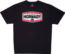 Hornady 99607L Hornady Black Cotton Short Sleeve Large, Graphic Tee