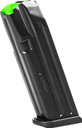 Mec-Gar MGG171800A 9mm Fits Glock 17 Black Steel/Poly 18+1, Magazine