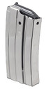 Ruger 90013 20rd 223 Rem Fits AR Platform Silver Nickel, Magazine