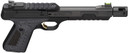 Browning 051597490 Buck Mark Contour Pro 22 LR 10+1 5.90 Matte Black Threaded w/Compensator Barrel, Matte Black Pic Rail Receiver, Matte Black Aluminum Frame w/Pic Rail, Black/Gray G10 Grip, Rimfire Pistol