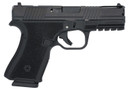 Black Rain Ordnance FLP9MMBLK Frontline+ Compact Frame 9mm Luger 15+1 4 Black Nitride Ported Steel Barrel, Black Cerakote Optic Ready/Ported/Serrated Stainless Steel Slide & Poly Frame w/Pic Rail, Black Poly Grip, Pistol