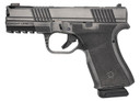 Black Rain Ordnance FLP9MMGMGB Frontline+ Compact Frame 9mm Luger 15+1 4 Black Nitride Ported Steel Barrel, Gun Metal Gray Cerakote Optic Ready/Ported/Serrated Stainless Steel Slide & Poly Frame w/Pic Rail, Black Poly Grip, Pistol