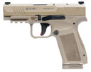 Canik HG7883DN Mete MC9LS Sub-Compact Frame 9mm Luger 17+1 3.64 Black Steel Barrel Flat Dark Earth Serrated Steel Slide, Flat Dark Earth Poly Frame w/Pic Rail, Interchangeable Backstrap Grip, Pistol