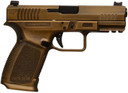 Gforce GFRPX3C9BNZ Exodus 9mm Luger 15+1 4.02 Black Steel Barrel, Bronze Cerakote Serrated Steel Slide, Bronze Cerakote Poly Frame w/Acc Rail, Textured Grip, Pistol