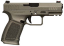 Gforce GFRPX3C9TG Exodus 9mm Luger 15+1 4.02 Black Steel Barrel, Tactical Gray Cerakote Serrated Steel Slide, Tactical Gray Poly Frame w/Acc Rail, Textured Grip, Pistol