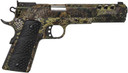 Iver Johnson EAGLEXL10P Eagle XL Swamp Snake Full Size Frame 10mm Auto 8+1 6 Stainless Ported Barrel, Swamp Snake Hydrographic Steel Ported/Serrated & Steel Frame w/Beavertail, Snake Skin G10 Grip, Pistol