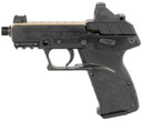 Kel-Tec P17TANBLKOPTIC P17 w/Optic Bundle Sports South Exclusive Compact Frame 22 LR 16+1 3.80 Black Steel Barrel, Tan Cerakote Optic Ready/Serrated Slide, Black Poly Frame w/Pic Rail, Textured Grip, Viridian RFX-11 Green Dot, Rimfire Pistol
