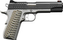 Kimber 3000350 Aegis Elite Custom 9mm Luger 9+1 5 Stainless Match Grade Barrel, KimPro II Black Serrated Stainless Steel Slide, Satin Silver Stainless Steel Frame w/Beavertail, G10 Grip, Pistol