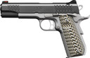 Kimber 3000351 Aegis Elite Custom 45 ACP 8+1 5 Stainless Match Grade Barrel, KimPro II Black Serrated Stainless Steel Slide, Satin Silver Stainless Steel Frame w/Beavertail, G10 Grip, Pistol