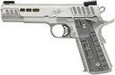 Kimber 3000423CA Rapide Dawn *CA/MA Compliant 45 ACP 8+1 5 Gold TiN Stainless Steel Barrel, Lightening Cut/Serrated Stainless Steel Slide, Stainless Steel Frame w/Beavertail, Black & Gray G10 Grip, Pistol