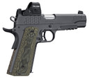 Kimber 3000437 KHX Custom 9mm Luger 9+1 5 Stainless Match Grade Barrel, KimPro II Gray Serrated Stainless Steel Slide, Kimpro II Gray Stainless Steel Frame w/Beavertail & Pic Rail, G10 Grip, Holosun HE507C-GR-X2 Red Dot, Pistol