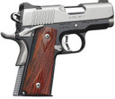 Kimber 3200057CA CDP II Ultra *CA Compliant 45 ACP 7+1 3 Stainless Match Grade Barrel, Satin Silver Serrated Stainless Steel Slide, Kimpro II Black Aluminum Frame w/Beavertail, Rosewood Double Diamond Grip, Pistol