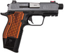 Kimber 3600004 CDS9 9mm Luger 15+1 3.64 Black DLC Match Grade Barrel, KimPro II Gray Optic Ready/Serrated Stainless Steel Slide, Kimpro II Black Aluminum Frame w/Beavertail & Pic Rail, VZ Frag G10 Grip, Ambi, Pistol