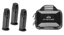 Oa Defense OA2311CMPTKITBLKSTD15 2311 w/Plus Kit Compact Frame 9mm Luger 15+1 4.25 Black DLC Steel Barrel, Black Lightening Cut/Optic Cut/Serrated Stainless Steel Slide & Aluminum Frame w/Pic Rail, Black Poly Grip, Ambi,3 mags, Pistol