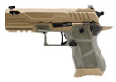 Oa Defense OA2311CPROKITHDSPRT15 2311 Pro w/Kit Compact Frame 9mm Luger 15+1 4.25 Black DLC Ported Barrel, High Desert Lightening Cut/Optic Cut/Serrated Stainless Steel Slide, High Desert Aluminum Frame w/Pic Rail, Sage Modular Grip, Ambi, Pistol