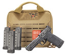 Smith & Wesson 14347 M&P Range Kit Full Size Frame 22 WMR 30+1 4.35 Black Armornite Tempo System Barrel, Black Armornite Optic Ready/Serrated Slide, Black Poly Frame w/Pic Rail, Black Textured Grip, Ambi, 4 Mags & Pistol Case, Rimfire Pistol