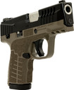 Savage 67055 Stance XR Micro Frame 9mm Luger 13+1 3.20 Stainless Steel Barrel, Black Nitride Ported/Serrated Stainless Steel Slide, Flat Dark Earth Stainless Steel Frame w/Pic Rail, FDE GFN Grip, Ambi, Pistol