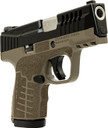 Savage 67064 Stance XR Micro Frame 9mm Luger 13+1 3.20 Stainless Steel Barrel, Black Nitride Ported/Serrated Stainless Steel Slide, Flat Dark Earth Stainless Steel Frame w/Pic Rail, FDE GFN Grip, Ambi, Pistol