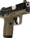 Savage 67065 Stance XR Micro Frame 9mm Luger 13+1 3.20 Stainless Steel Barrel, Black Nitride Ported/Serrated Steel Slide, Flat Dark Earth Stainless Steel Frame w/Pic Rail, FDE GFN Grip, Ambi, Pistol