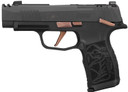 Sig Sauer 365XL9ROSEMSCA P365XL Rose *CA Compliant Full Size Frame 9mm 10+1 3.10 Blk Nitron Integrated Compensator/Optic Ready/Serrated Stainless  Slide, Blk Nitron w/Rose Accents Stainless  Frame w/Pic Rail, Rose Laser Engraved Grip, Pistol