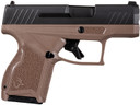 Taurus 1-GX4M931-B GX4 Micro-Compact Frame 9mm Luger 13+1 3.06 Satin Black DLC Stainless Steel Barrel, Black Serrated Alloy Steel Slide, Brown Stainless Steel Frame, Textured Grip, Pistol