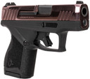 Taurus 1-GX4M931-RG GX4 Micro-Compact Frame 9mm Luger 13+1 3.06 Satin Black DLC Stainless Steel Barrel, Rose Gold PVD Serrated Alloy Steel Slide, Matte Black Stainless Steel Frame, Textured Grip, Pistol
