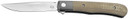 Boker 01BO930 Trapper 3.23 Plain Nitro-V Blade Micarta Handle, Knife