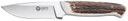Boker 02BA319H Stag Hunter 3.50 Drop Point Plain N695 Blade 4 Rugged Stag Handle, Knife
