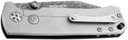 Boker 111103DAM Tiger-Damast Pocket 3.35 Damascus Blade Micarta Handle, Knife