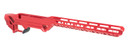 Timber Creek Outdoors ERCR7SAR Enforcer Rifle Chassis Red Aluminum SA Rem700 Action Right