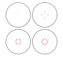 Swampfox Optics RDLR1222MR Liberator II Black 1x 22mm 2 MOA Multi-Reticle Red Reticle