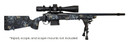 Horizon RF017S102214T19 Vandal Prime 308 Win 22 Black Spiral Fluted Threaded Barrel, Drilled & Tapped Receiver, Textured Iota EKO Carbon Fiber Stock, Rifle