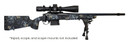 Horizon RF017S232414T19 Vandal Prime 300 PRC 24 Black Spiral Fluted Threaded Barrel, Drilled & Tapped Receiver, Textured Iota EKO Carbon Fiber Stock, Rifle
