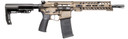 Patriot Ordnance 01441 Renegade+ 300 Blackout 30+1 10.50 Black Nitride Steel Threaded Barrel, Burnt Bronze Cerakote Pic Rail Aluminum Receiver, M-LOK Handguard, 6 Position MFT Minimalist Black Synthetic Stock, MFT Engage Grip, Ambi, Rifle