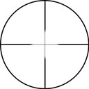 Konus 7352 Fighter Riflescope 3-9x40mm 30/30 Reticle w/ Rings, Rifle Scope