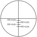 Konus 7353 Fighter 4-12x40mm Ballistic Reticle, Rifle Scope