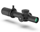 Swampfox Optics THK14241RF Tomahawk II Black 1-4x 24mm 30mm Tube Bright Fiber Optic Red Reticle