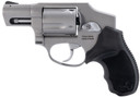 Taurus 2-650129 650 Small 357 Mag 38/Special +P 5 Shot 2 Stainless Steel Barrel, Cylinder & Frame, Black Rubber Grip, Transfer Bar Safety, Concealed Hammer, Revolver