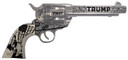Traditions SAT73132FT 1873 Trump-Fight 45 Long Colt 6 Shot 5.50 Nickel Trump w/Engraved Barrel, Fight Engraved Cylinder, Steel Nickel Nickel Engraved Frame, White PVC w/Trump Design Grip, Exposed Hammer, Revolver