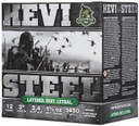 HEVI-Shot HS60024 HEVI-Steel Waterfowl 12Gauge 3 1 3/8oz 2/4Shot 25 Per Box/10 Case, Shotshell Steel Loads