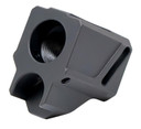 Faxon FFPACOMPSSG01 EXOS-523 Compensator for G43 Black Anodized Aluminum 1/2x28 Threads 1.125 OAL 9mm