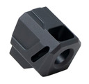 Faxon FFPACOMPSSMP01 EXOS-524 Compensator for M&P Shield/Shield Plus Anodized Aluminum 1/2x28 Threads 1.10 OAL 9mm