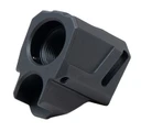Faxon FFPACOMPSSMP01 EXOS-524 Compensator for M&P Shield/Shield Plus Anodized Aluminum 1/2x28 Threads 1.10 OAL 9mm
