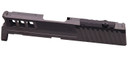 True Precision Inc TPSHCSBCRMS Axiom Optic Cut Slide Fits Springfield Hellcat Black DLC Anodized 416R Stainless Steel