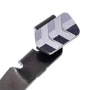 Tyrant CNC TDGSTOP48G Extended Slide Release 9mm Glock 42/43/43X/48 Gray 6061 Aluminum