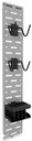 Lockdown 1215348 Securewall Handgun Kit Black/Silver Holds 2 Handgun, Gun Racks & Holders