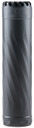 Anechoic X223B Anechox 223L 223/5.56NATO/22-250Swift/223WSSM 1.62 in Black Titanium/Stainless Steel 1/2 inx28